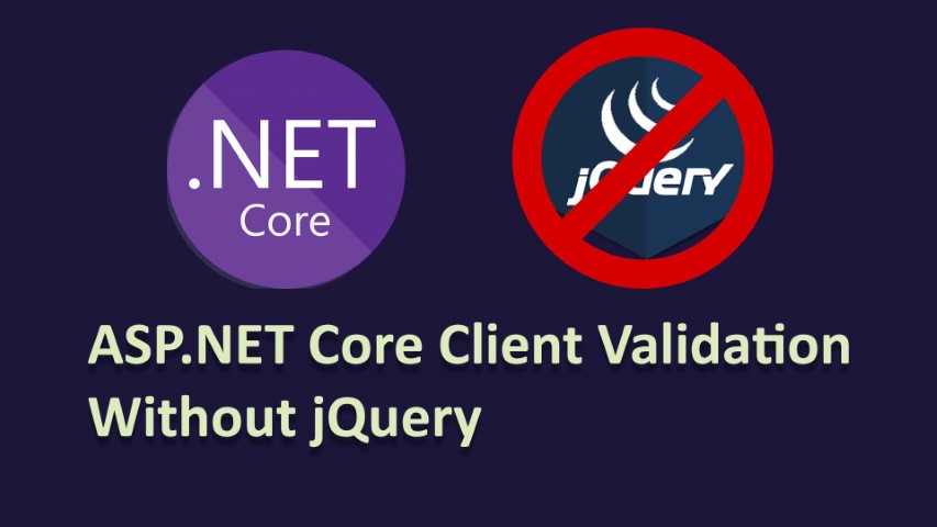 ASP.NET Client Validation Without Jquery